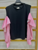 MAGLIA COSTINA MANICHE CAMICIA