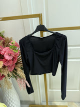 MAGLIA CROP LICRA