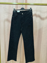 JEANS NERO BRILL CURVY