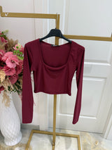 MAGLIA CROP LICRA