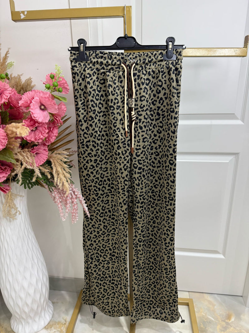 PANTALONE TUTA ANIMALIER