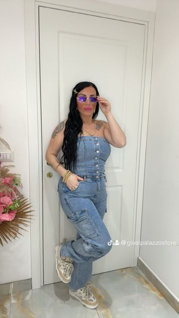 TUTA JEANS CARGO