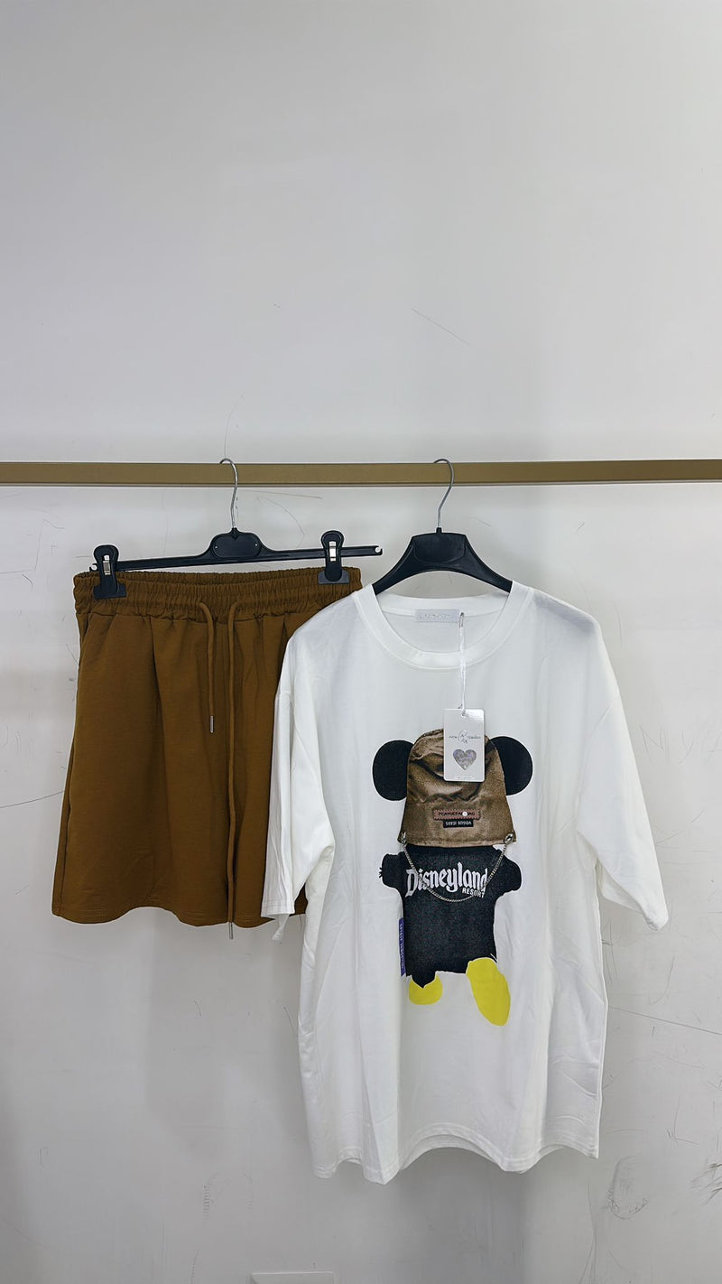 COORDINATO SHORTS&T-SHIRT MICKEY