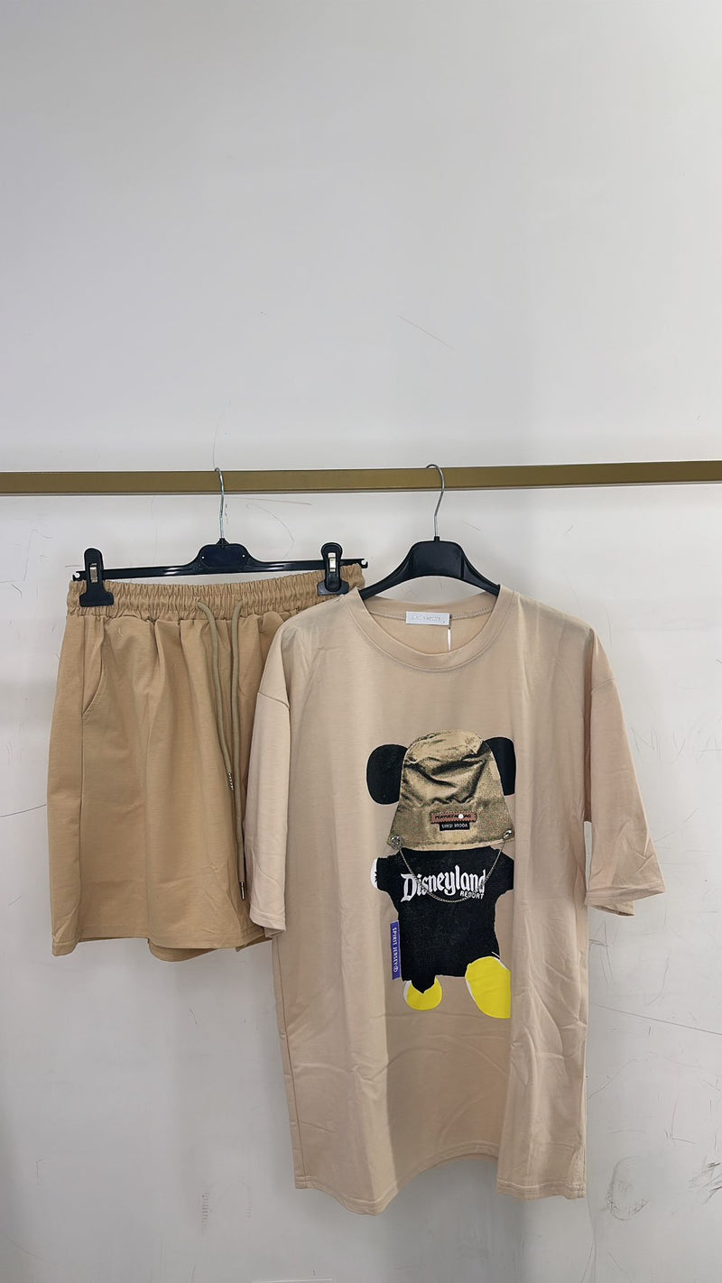 COORDINATO SHORTS&T-SHIRT MICKEY