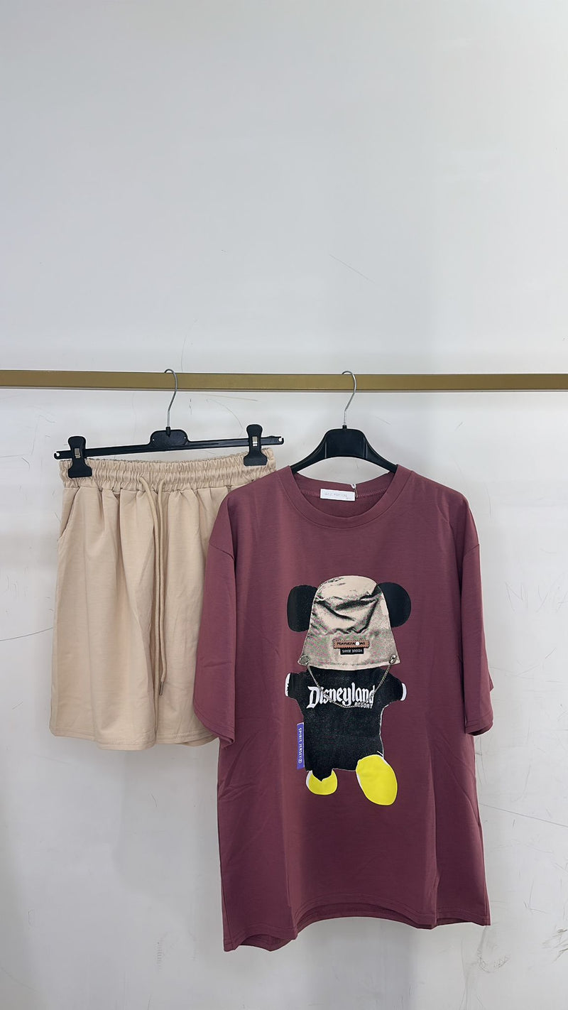 COORDINATO SHORTS&T-SHIRT MICKEY