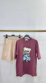 COORDINATO SHORTS&T-SHIRT TEDDY